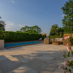 Piscine terrasse avec carrelage Tiber